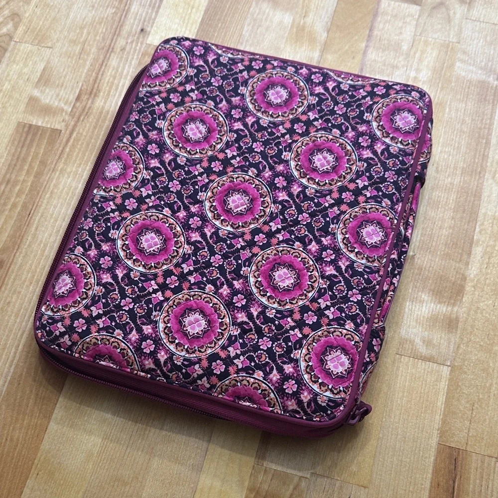 Vera Bradley Raspberry Floral Tablet Sleeve